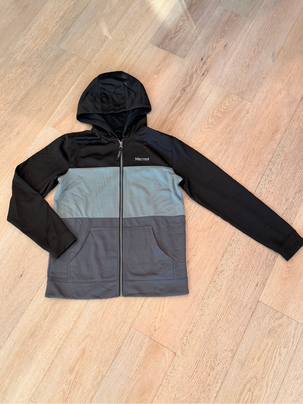 Marmot Kids Colorblock Hooded Zip Up Sweatshirt - Youth XL